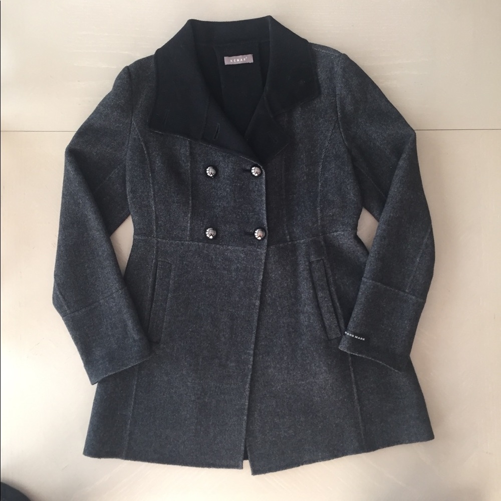 Kenar women’s lightweight wool coat size S